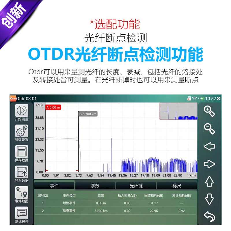 IPC-X600选配光时域反射仪OTDR